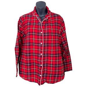 🌸6/$20🌸 Old Navy Plaid Flannel Pajama Top